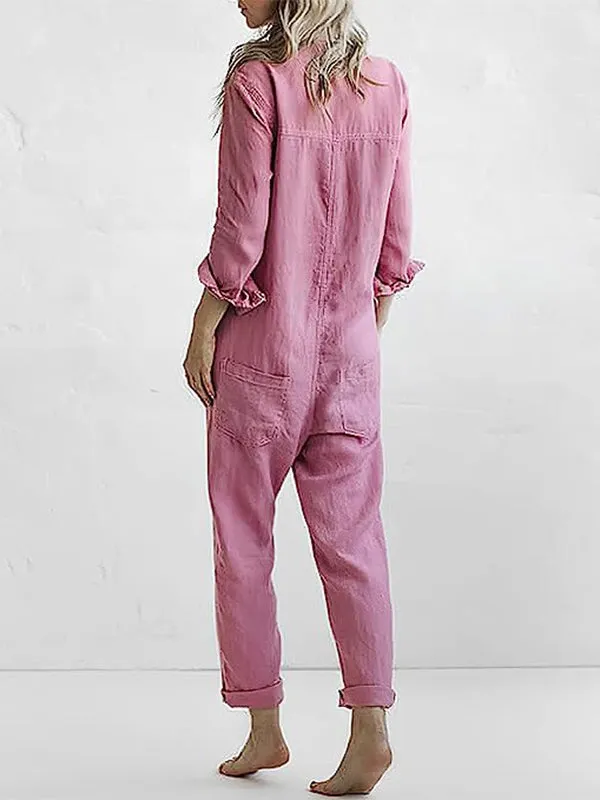 Sydney | Long sleeve jumpsuit - For a better look