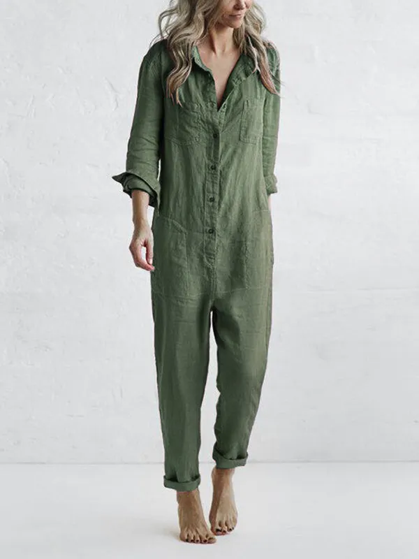 Sydney | Long sleeve jumpsuit - For a better look