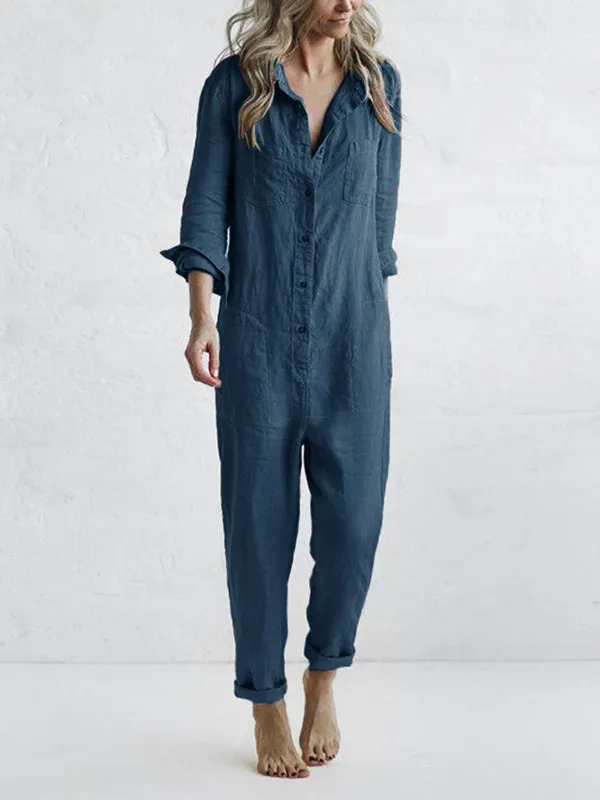 Sydney | Long sleeve jumpsuit - For a better look