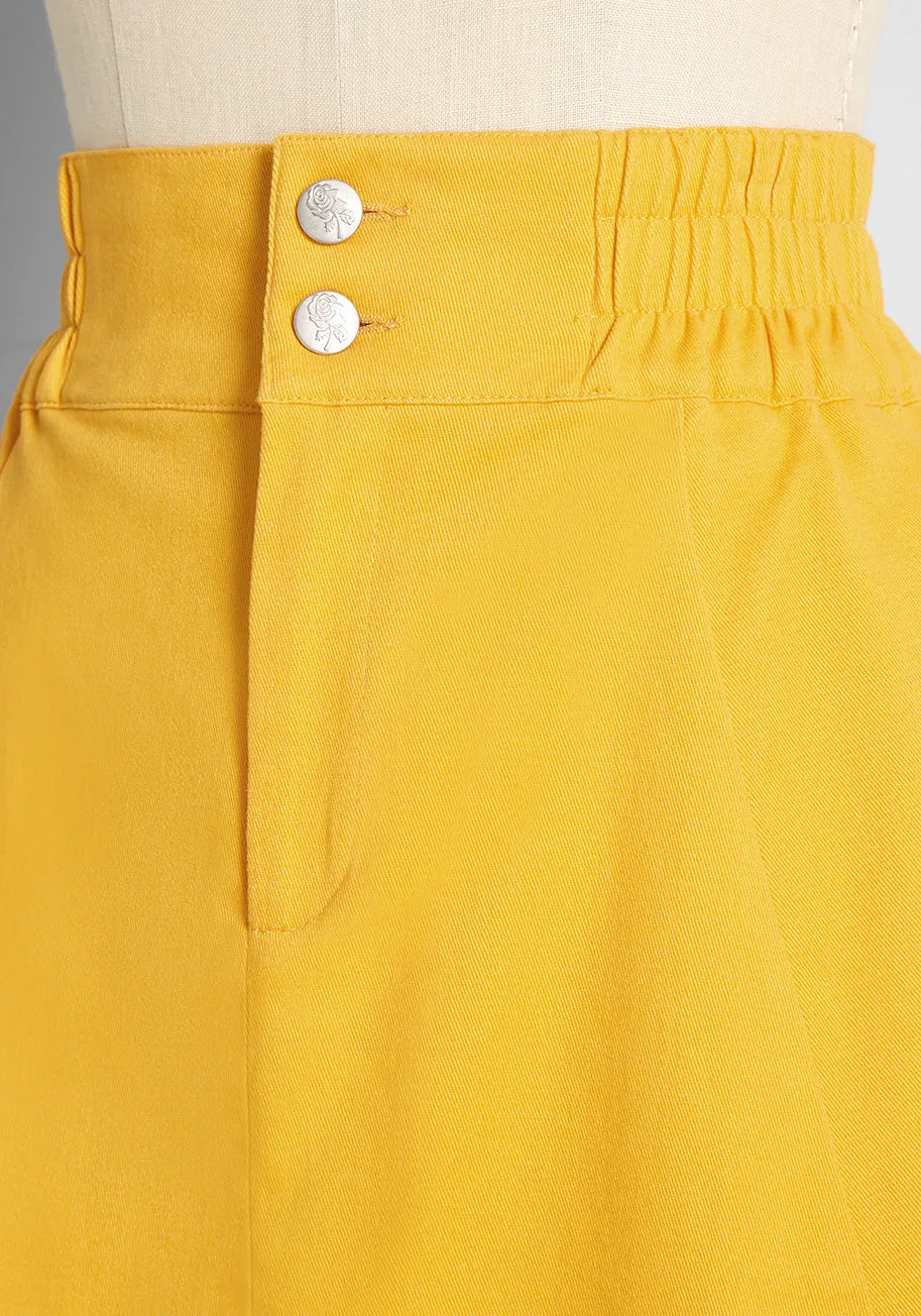 The Bright Is Right Skater Skirt