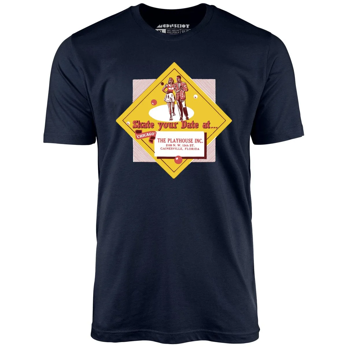 The Playhouse - Gainesville, FL - Vintage Roller Rink - Unisex T-Shirt