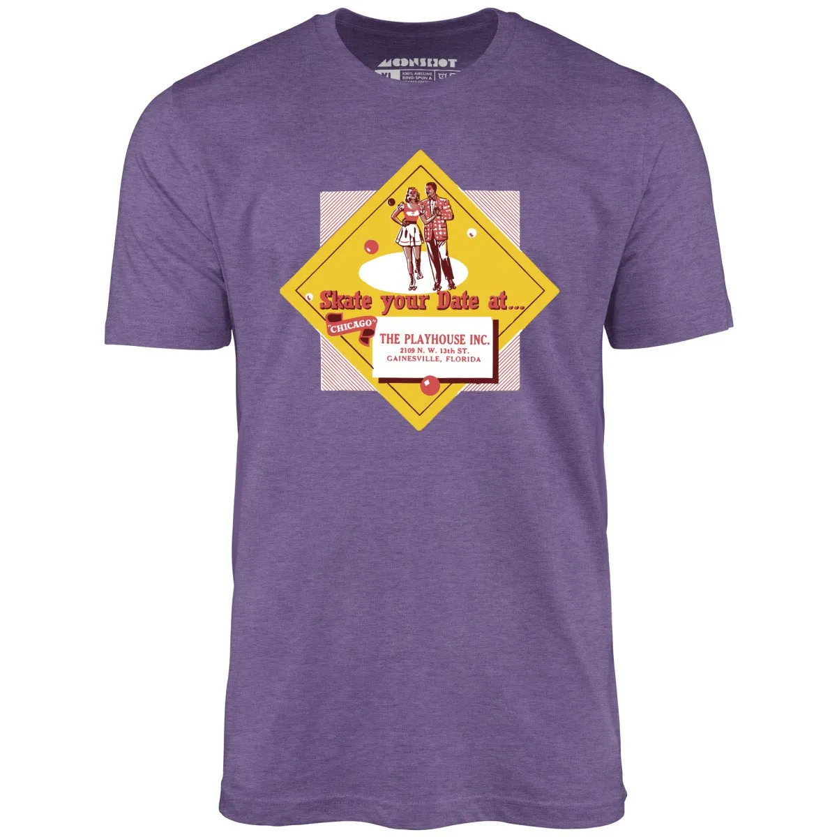 The Playhouse - Gainesville, FL - Vintage Roller Rink - Unisex T-Shirt