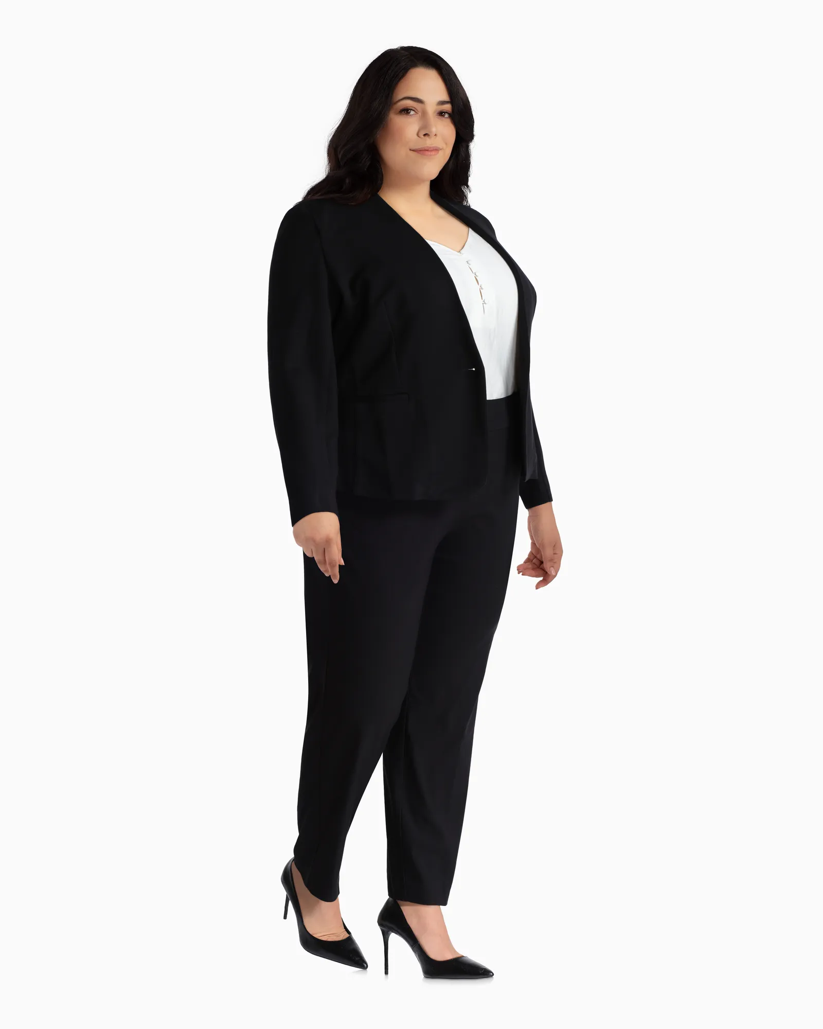 Utopian One-Button Blazer | Black