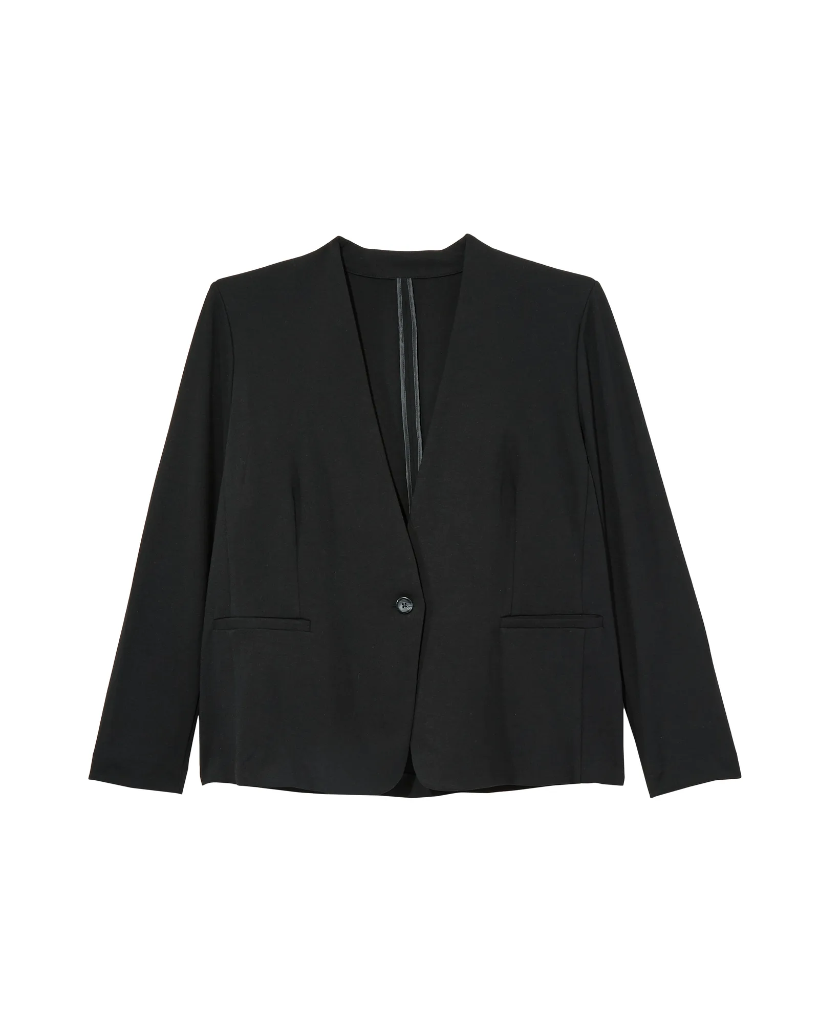 Utopian One-Button Blazer | Black